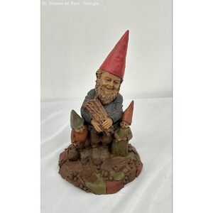 Tom Clark Brother Sis And Dad Gnome Figurine #97 1987 Retired Vintage 80's Resin